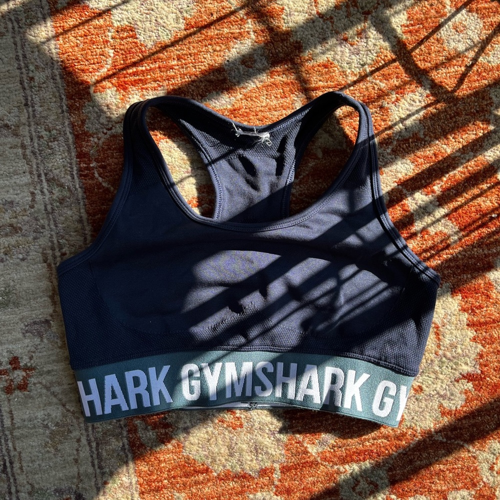 Gymshark Black Performance Sports Bra Racerback